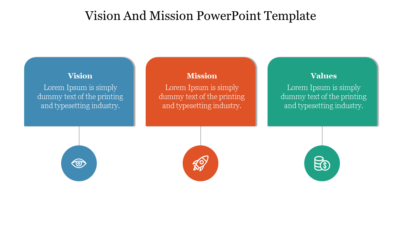 Free - Vision And Mission PowerPoint Template & Google Slides
